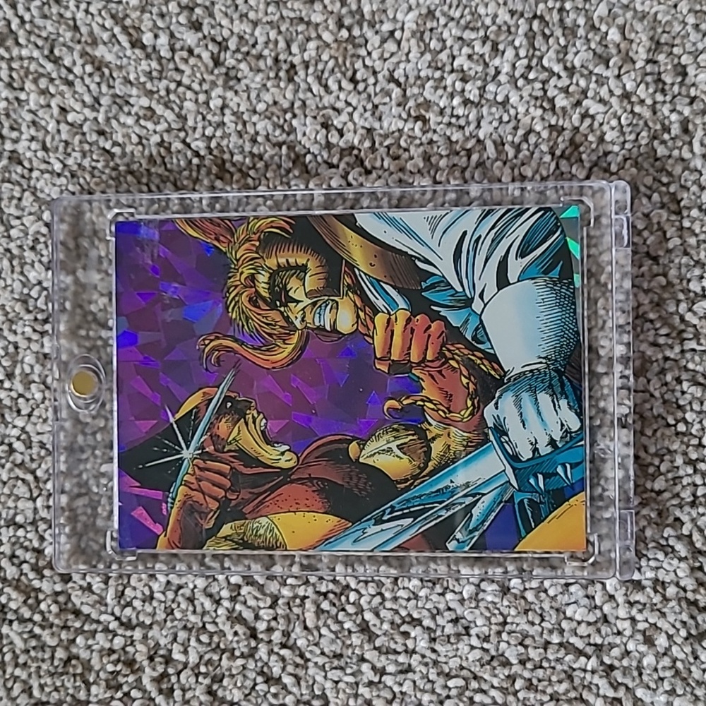 1992 Wolverine From Then Til Now II PRISM Trading Card P3 ATTITUDE
